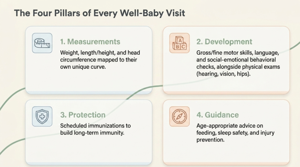 Well-Baby Checkups: What Happens at Each Milestone Visit
