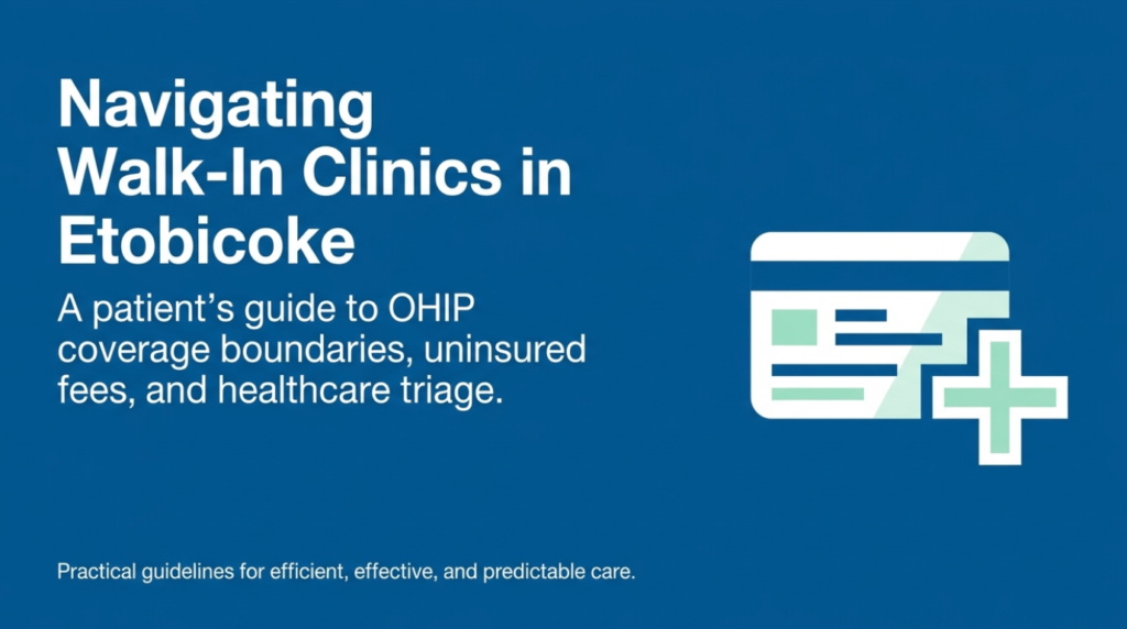 Etobicoke Residents’ Guide to OHIP-Covered Services at Walk-In Clinics
