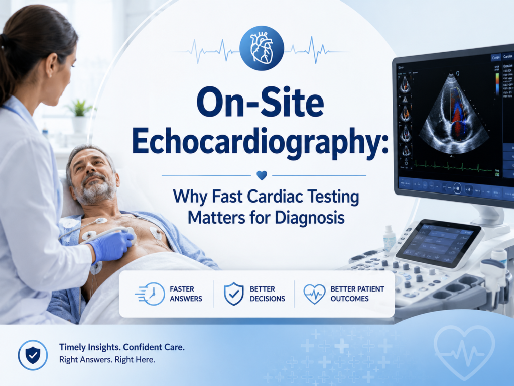 On-Site Echocardiography: Why Fast Cardiac Testing Matters for Diagnosis