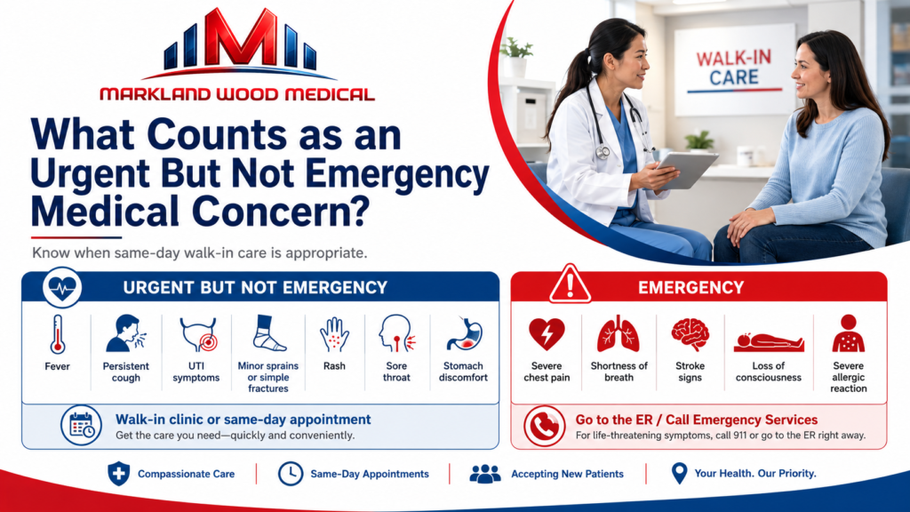 Same-Day Appointments: How Walk-In Clinics Handle Urgent (Non-Emergency) Care
